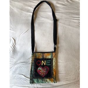 NWOT One Love Tie Die Satchel